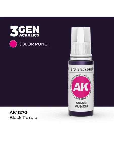 Black Puprple COLOR PUNCH 17 ml - AK Interactive AK11270