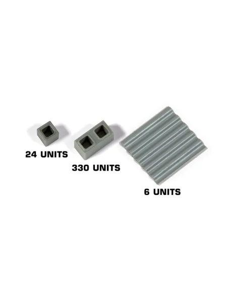CONCRETE BLOCKS KIT 1/35 Scale, 1/35 - AK Interactive AK35019