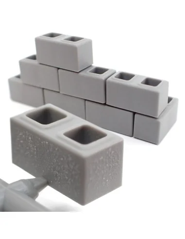 CONCRETE BLOCKS KIT 1/35 Scale, 1/35 - AK Interactive AK35019