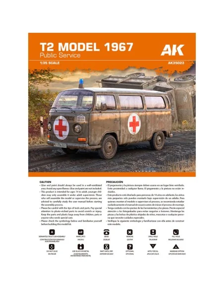 [NO_DESC] T2 MODEL 1967 Public Service, 1/35 - AK Interactive AK35023