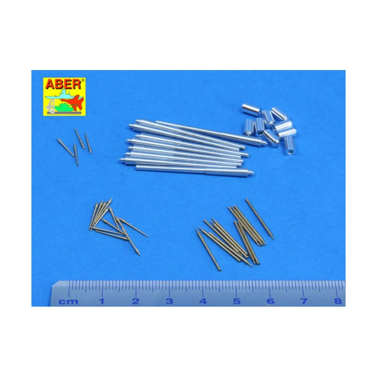 Set of barrels for battleship RN Roma - Aber Models RE-350 L67