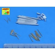 Set of barrels for battleship RN Roma - Aber Models RE-350 L67