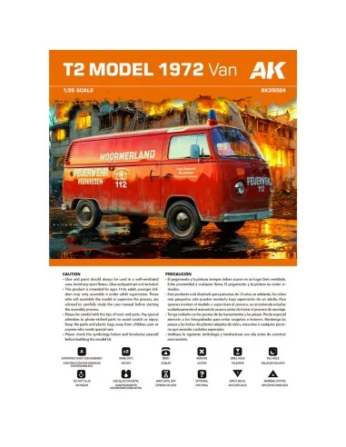 [NO_DESC] T2 Model 1972 VAN 1/35 scale, 1/35 - AK Interactive AK35024