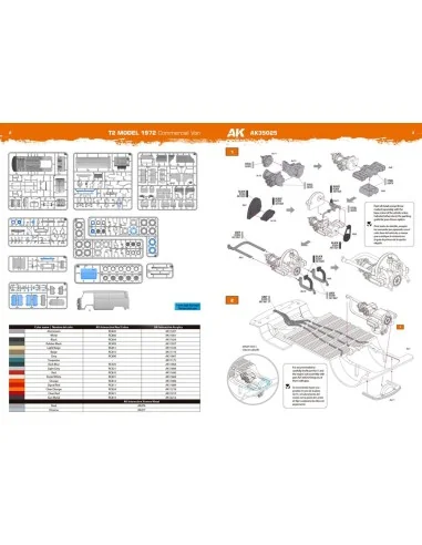 T2 MODEL 1972 Commercial Van, 1/35 - AK Interactive AK35025