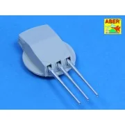 Set of barrels for battleship RN Roma - Aber Models RE-350 L67