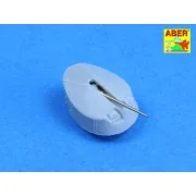 Set of barrels for battleship RN Roma - Aber Models RE-350 L67