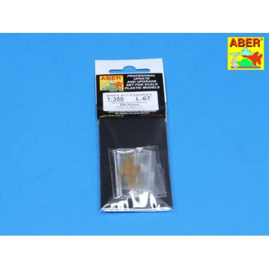 Set of barrels for battleship RN Roma, 1/350 - Aber Models RE-350 L67