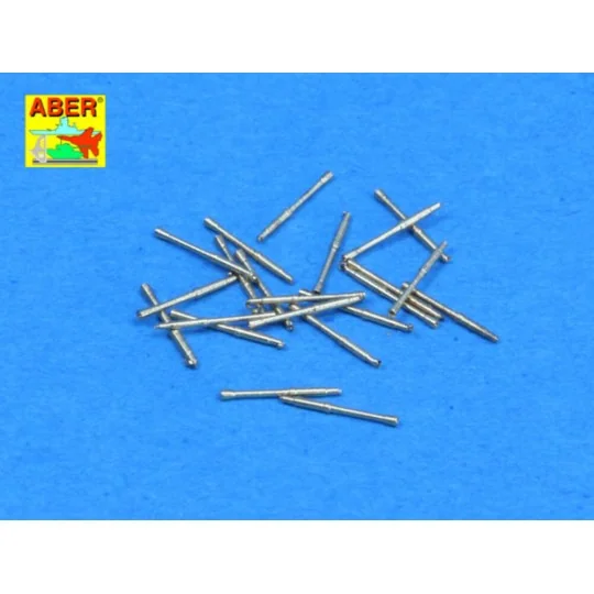Set of 20 pcs 37mm/54 breda gun barrels, 1/350 - Aber Models RE-350...