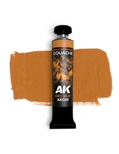 DRY MUD - AK GOUACHE 20 ml. - AK Interactive AKG06