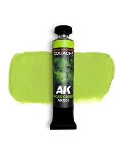 MOSS GREEN - AK GOUACHE 20 ml. - AK Interactive AKG08