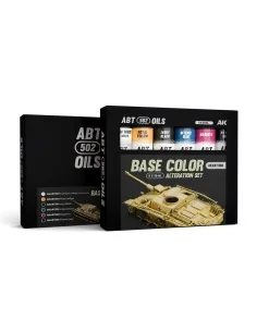 BASE COLOR ALTERATION SET - ABT 502 OILS - AK Interactive AKABT308