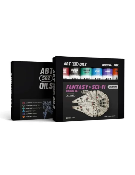 [NO_DESC] FANTASY & SCI-FI COLORS SET - ABT 502 OILS - AK Interacti...