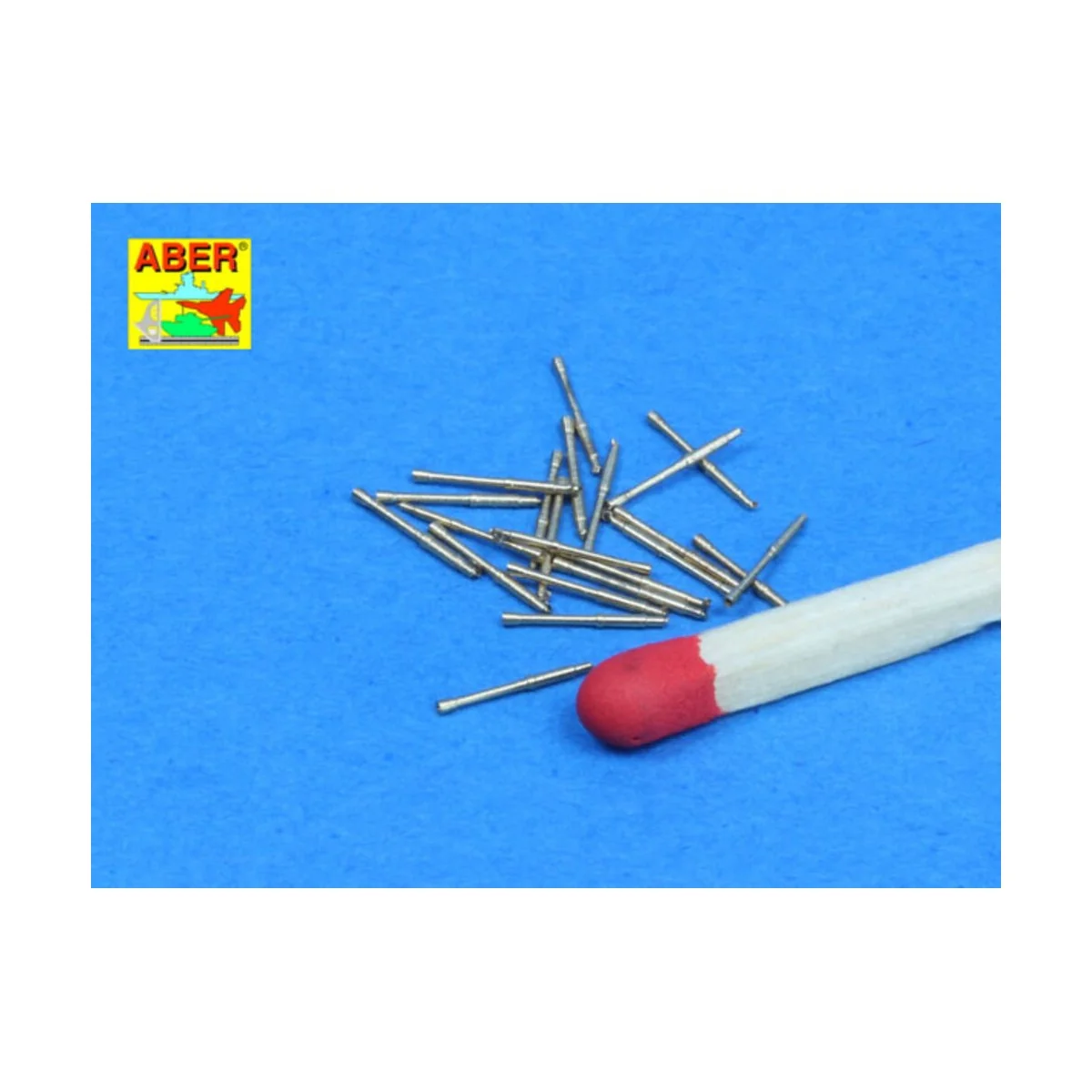 Set of 20 pcs 37mm/54 breda gun barrels, 1/350 - Aber Models RE-350...