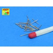 Set of 20 pcs 37mm/54 breda gun barrels, 1/350 - Aber Models RE-350...