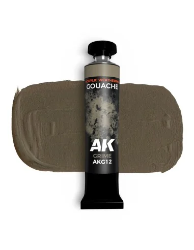 [NO_DESC] GRIME - AK GOUACHE 20 ml. - AK Interactive AKG12