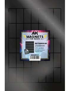 RECTANGULAR 25 X 50 - 35 unid - AK Interactive AKMAGNET013