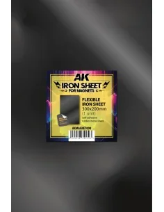 IRON SHEET FOR MAGNETS 300x200mm - AK Interactive AKMAGNET000