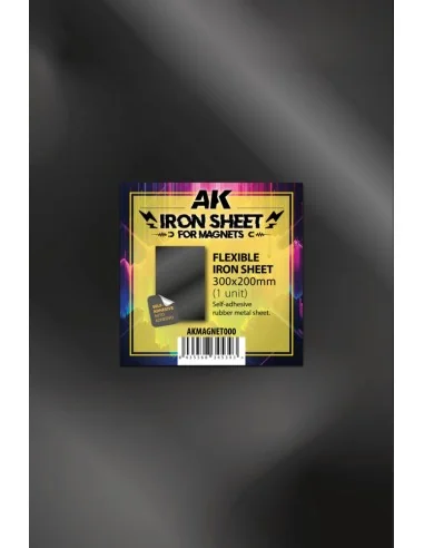 IRON SHEET FOR MAGNETS 300x200mm - AK Interactive AKMAGNET000