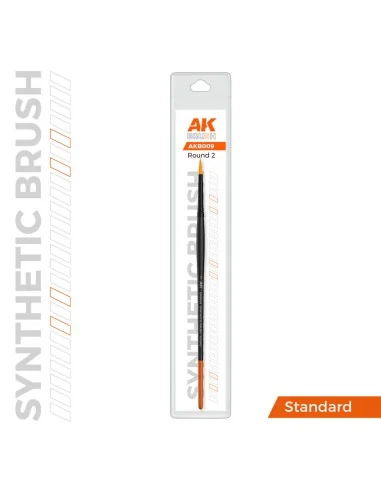 AK SYNTHETIC BRUSH - ROUND 2 - AK Interactive AKB009