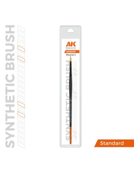 AK SYNTHETIC BRUSH - ROUND 2 - AK Interactive AKB009