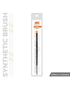 AK SYNTHETIC BRUSH - FILBERT 2 - AK Interactive AKB014