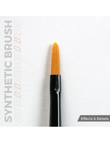 AK SYNTHETIC BRUSH - FILBERT 2 - AK Interactive AKB014