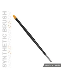 [NO_DESC] AK SYNTHETIC BRUSH - FILBERT 4 - AK Interactive AKB015