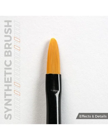 AK SYNTHETIC BRUSH - FILBERT 4 - AK Interactive AKB015