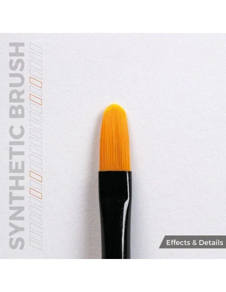 [NO_DESC] AK SYNTHETIC BRUSH - FILBERT 6 - AK Interactive AKB016