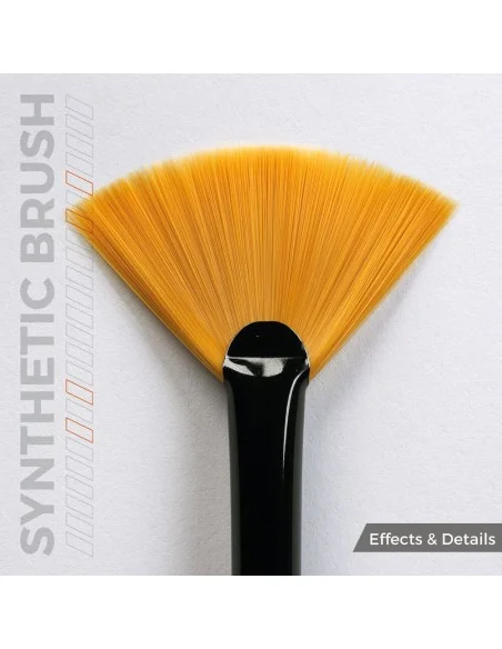 [NO_DESC] AK SYNTHETIC BRUSH - FAN SHAPE - AK Interactive AKB017