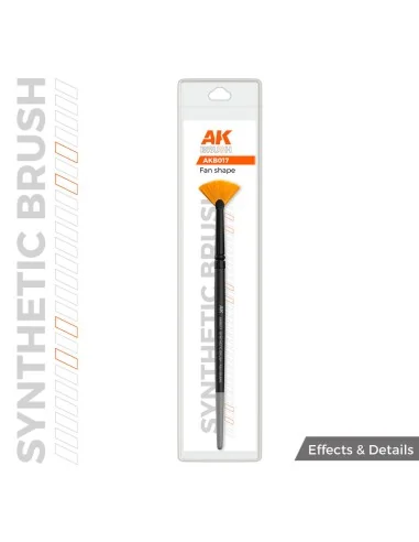 AK SYNTHETIC BRUSH - FAN SHAPE - AK Interactive AKB017