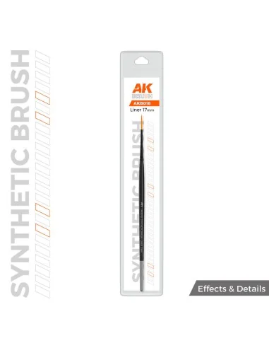 AK SYNTHETIC BRUSH - LINER 17mm - AK Interactive AKB018