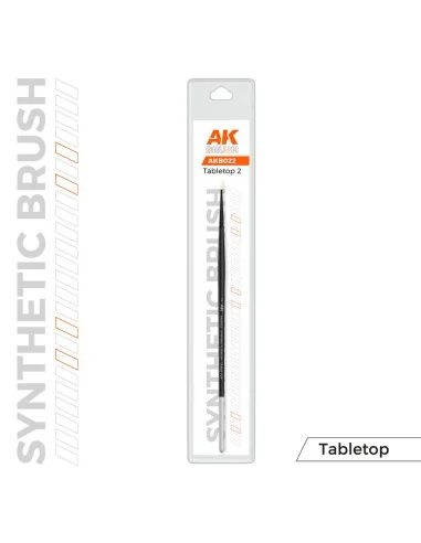 AK SYNTHETIC TABLETOP BRUSH - 2 - AK Interactive AKB022