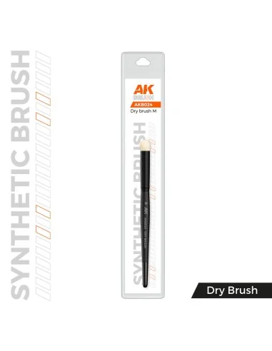 AK SYNTHETIC DRY BRUSH - M - AK Interactive AKB024