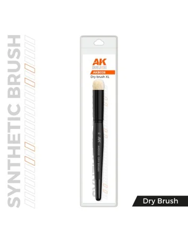 AK SYNTHETIC DRY BRUSH - XL - AK Interactive AKB026