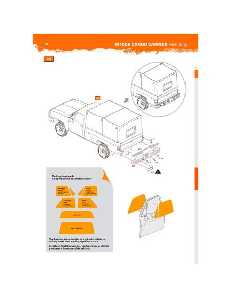 M1008 TROOP CARRIER WITH TARP, 1/35 - AK Interactive AK35031