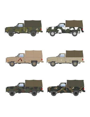 M1008 TROOP CARRIER WITH TARP, 1/35 - AK Interactive AK35031