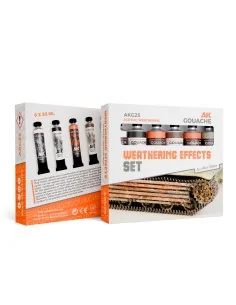 WEATHERING EFFECTS SET - AK GOUACHES - AK Interactive AKG25