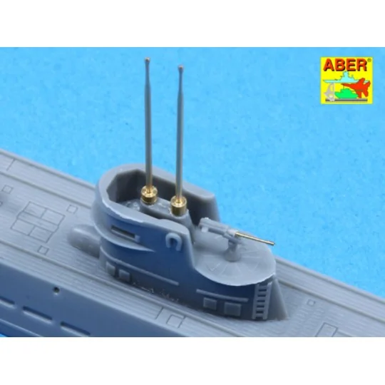 Set of barrels and periscopes for U-Boot type IX - Aber Models RE-3...
