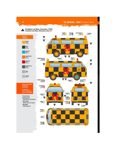 VOLKSWAGEN T2 Model 1967 Airport Bus, 1/35 - AK Interactive AK35033