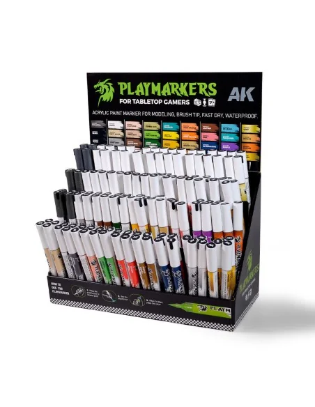 CARDBOARD DISPLAY PLAYMARKERS - AK Interactive AKM151