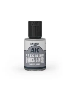 PRECISION PANELINER - LIGHT GREY 30ml - AK Interactive AK12101