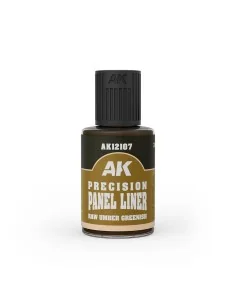PRECISION PANELINER - RAW UMBER GREENISH 30ml - AK Interactive AK12107