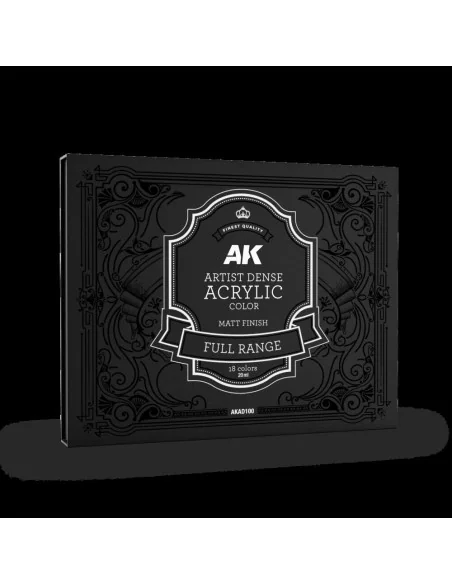 DELUXE EDITION BOX FULL RANGE ARTIST DENSE ACRYLIC COLOR - AK Inter...