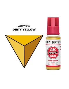 DIRTY YELLOW 18 ml - QUICK GEN - AK Interactive AK17007