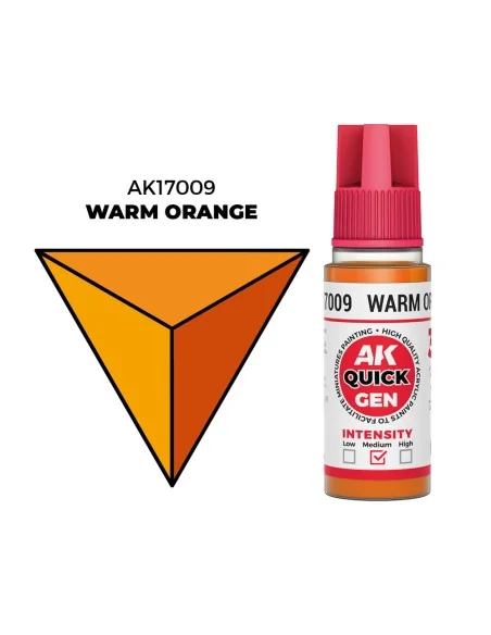 WARM ORANGE 18 ml - QUICK GEN - AK Interactive AK17009