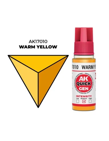 WARM YELLOW 18 ml - QUICK GEN - AK Interactive AK17010