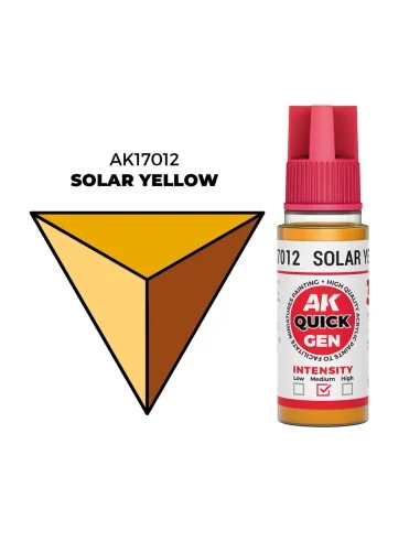 SOLAR YELLOW 18 ml - QUICK GEN - AK Interactive AK17012