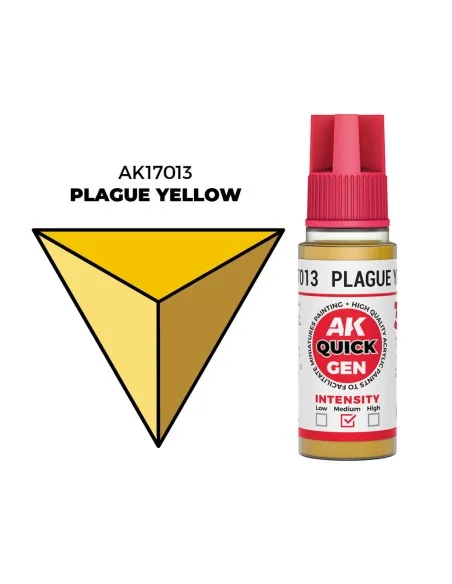 PLAGUE YELLOW 18 ml - QUICK GEN - AK Interactive AK17013