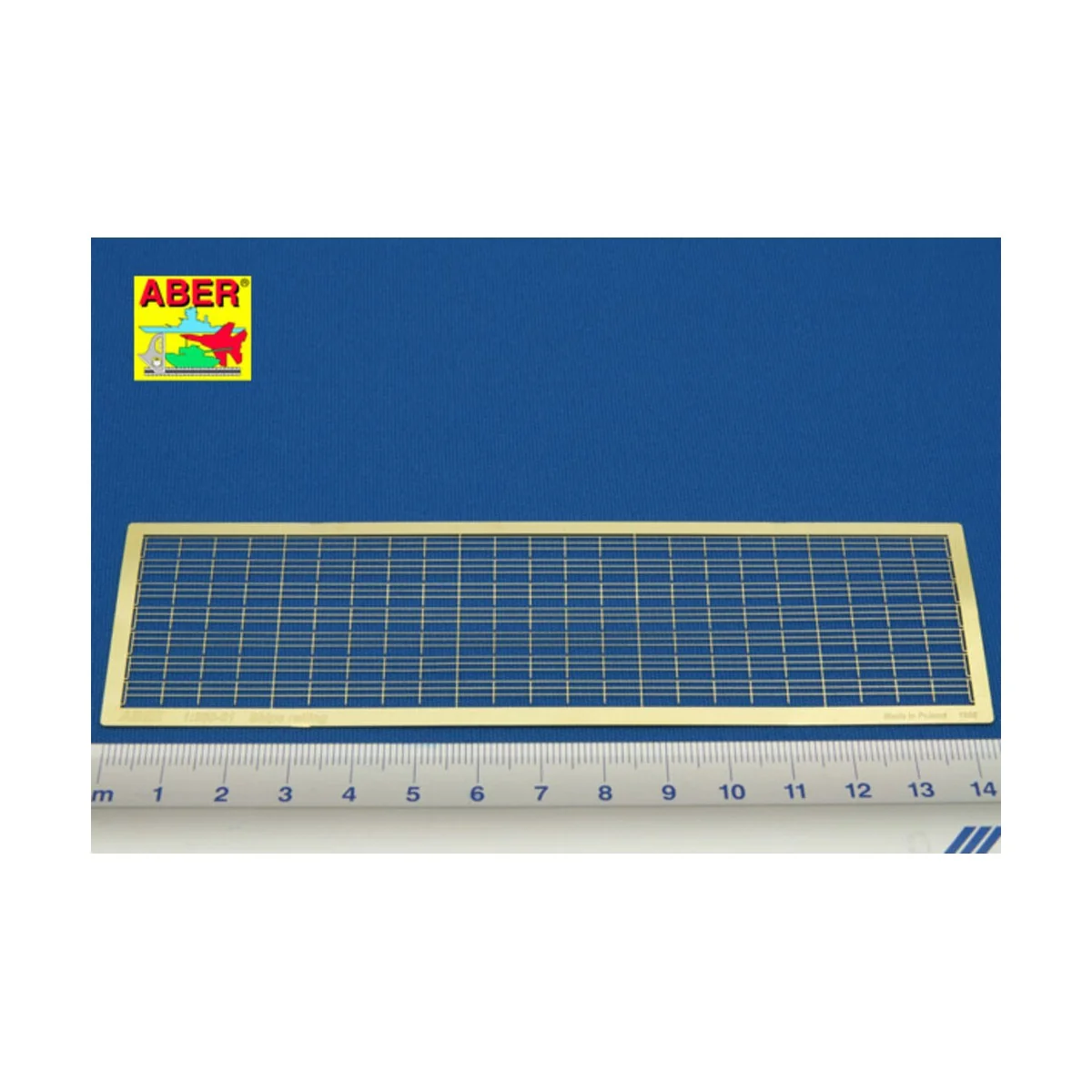 Railing 3 bar horizontal, 1/350 - Aber Models RE-350-01